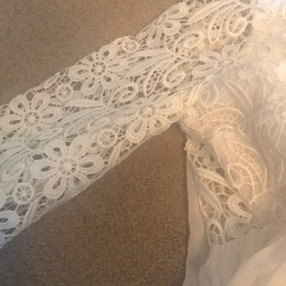 LAUREN CONRAD WHITE DRESS NWT SZ 4 - Picture 3 of 5